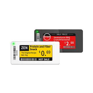 2,66-Zoll-mehrsprachige elektronische Regalkantenetiketten der Slim-Serie