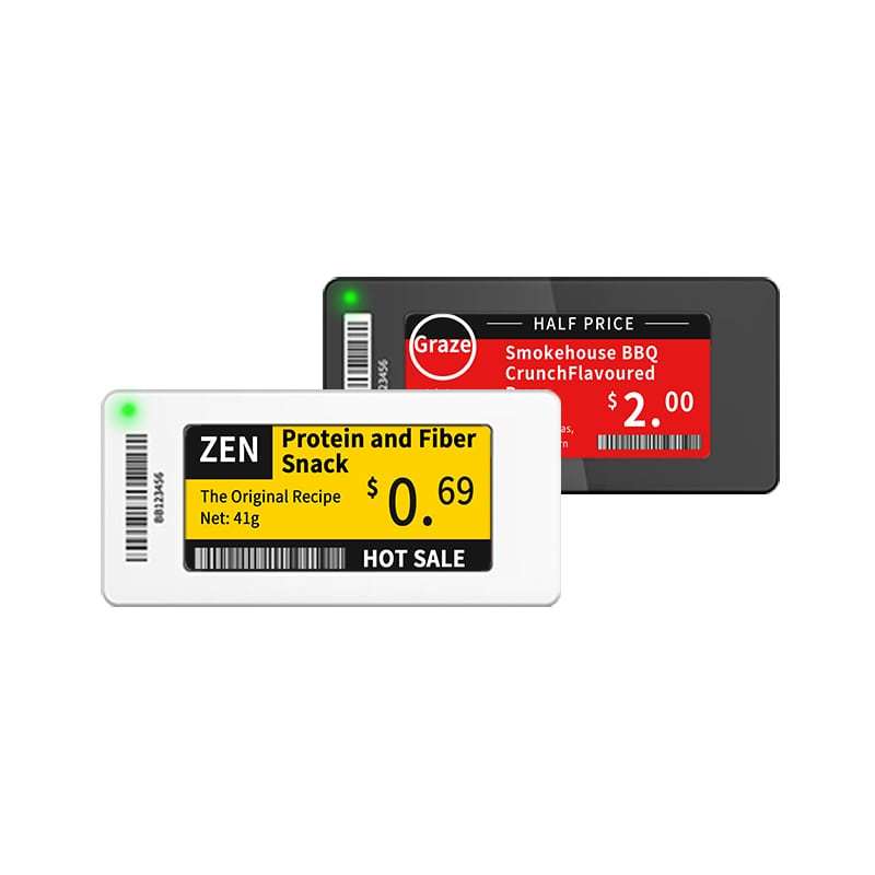 2,66-Zoll-mehrsprachige elektronische Regalkantenetiketten der Slim-Serie