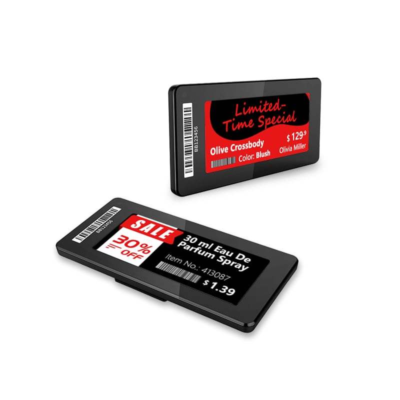 2,9 Zoll elektronischer Regalanhänger der Slim-Serie