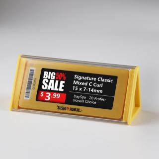 Transparente ESL-Box für den Bäckerei- oder Feinkostbereich