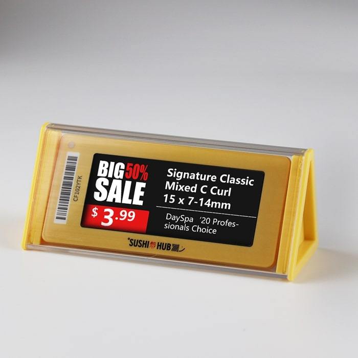 Transparente ESL-Box für den Bäckerei- oder Feinkostbereich