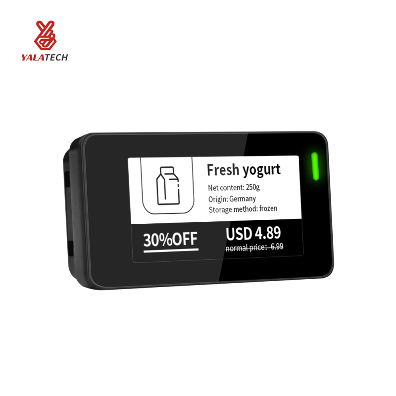 2,13 Zoll mehrsprachiges digitales Regaletikett für Gefrierschränke, wasserdicht