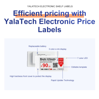 1,54 Zoll elektronisches Regaletikett