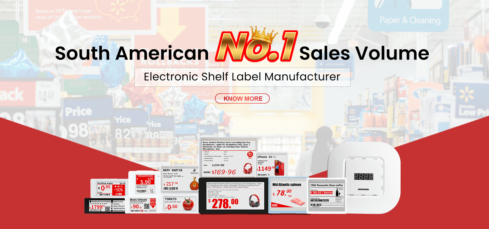 ESL-Label für Handelsketten